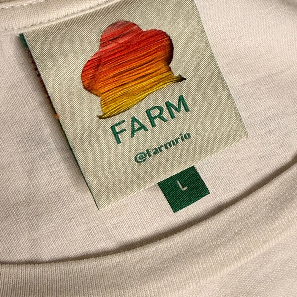 FARM Rio White Tee with Colorful Print - Picture 3 of 3